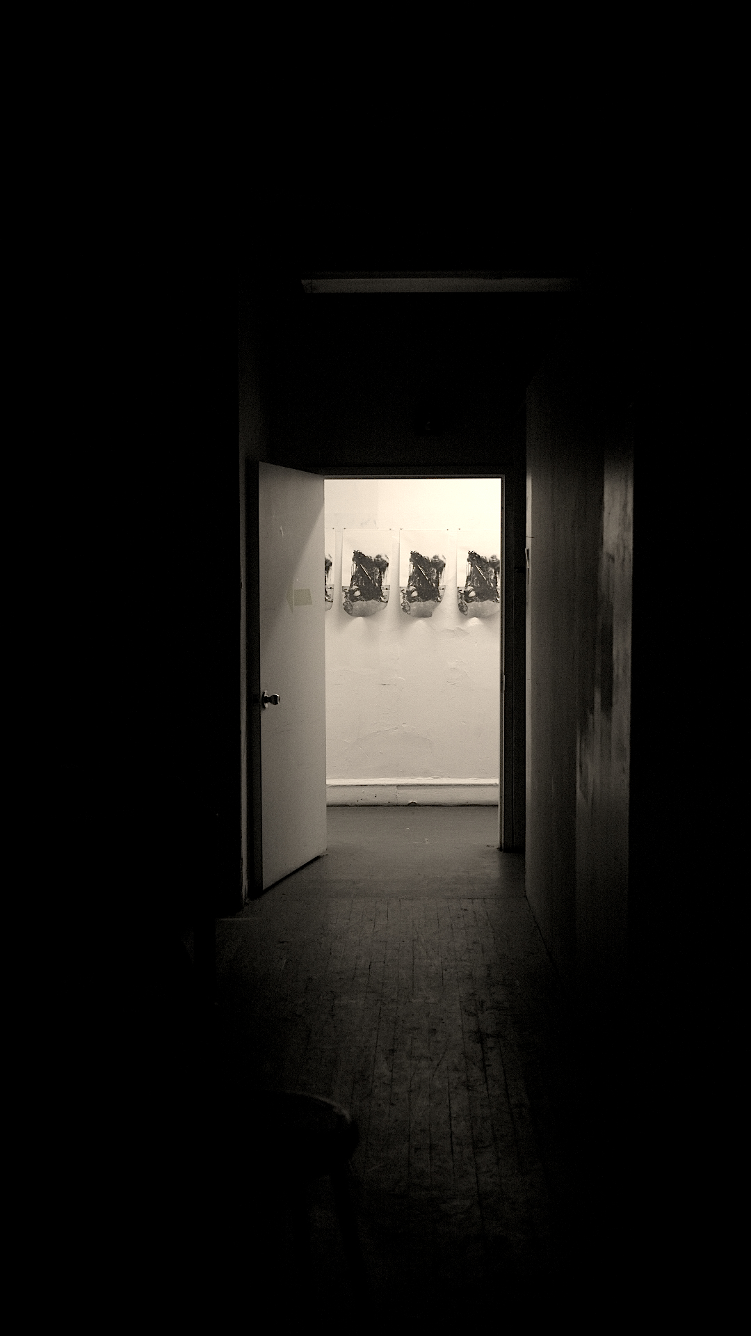 Resistance (installation view), Screen print installation