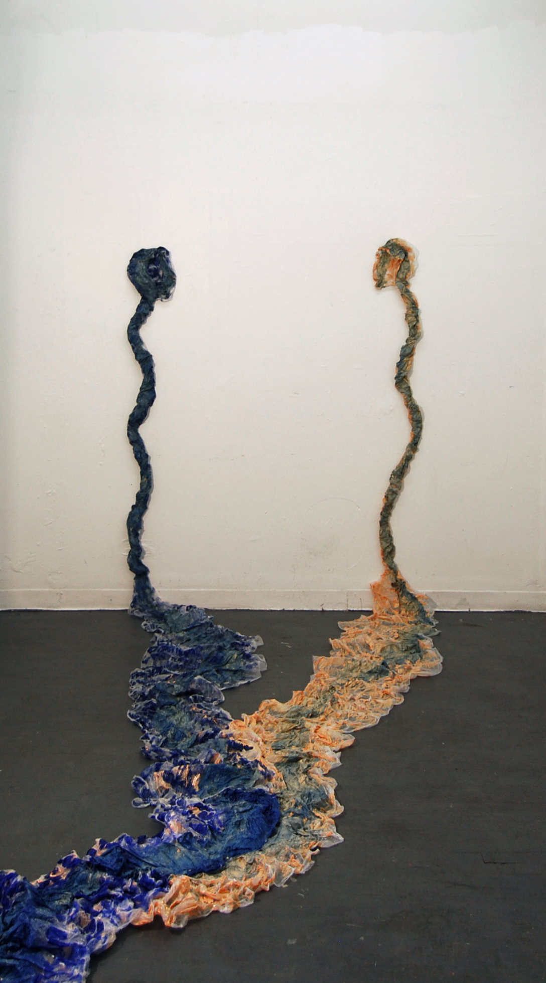 Confluence, acrylic and plastic sheeting, dimensions variable