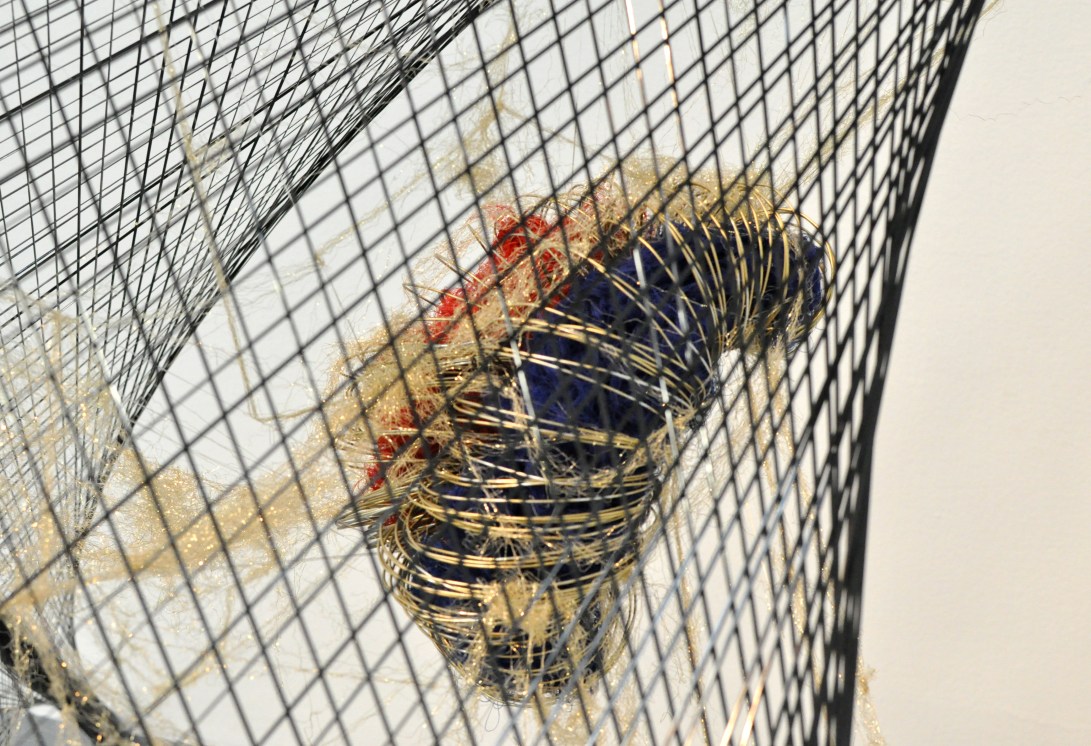 The Delta Project (2013), Detail view, Mixed media installation, 6' x 6' x 6'