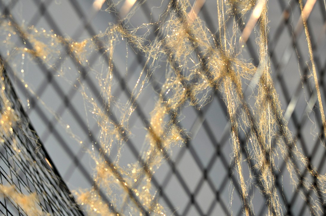 The Delta Project (2013), Detail view, Mixed media installation, 6' x 6' x 6'